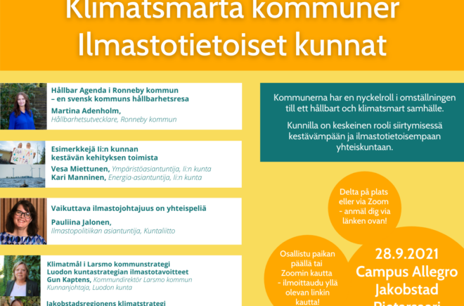 Hållbara Jakobstadsregionen – Klimatsmarta kommuner featured image