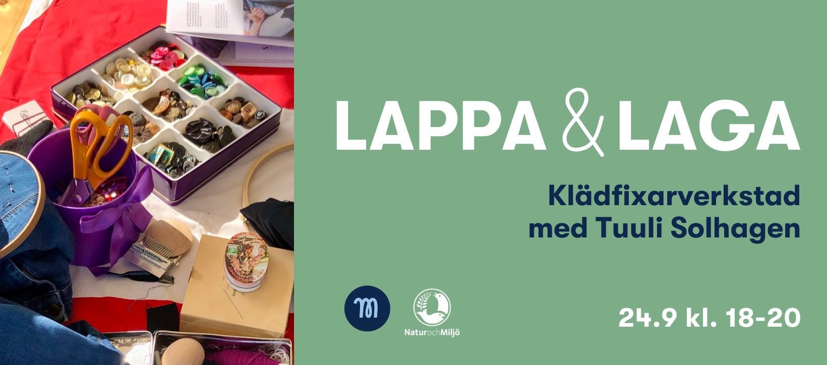 Lappa och laga – klädfixarverkstad featured image