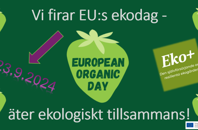 Vi firar EU:s ekodag – äter ekologiskt tillsammans featured image