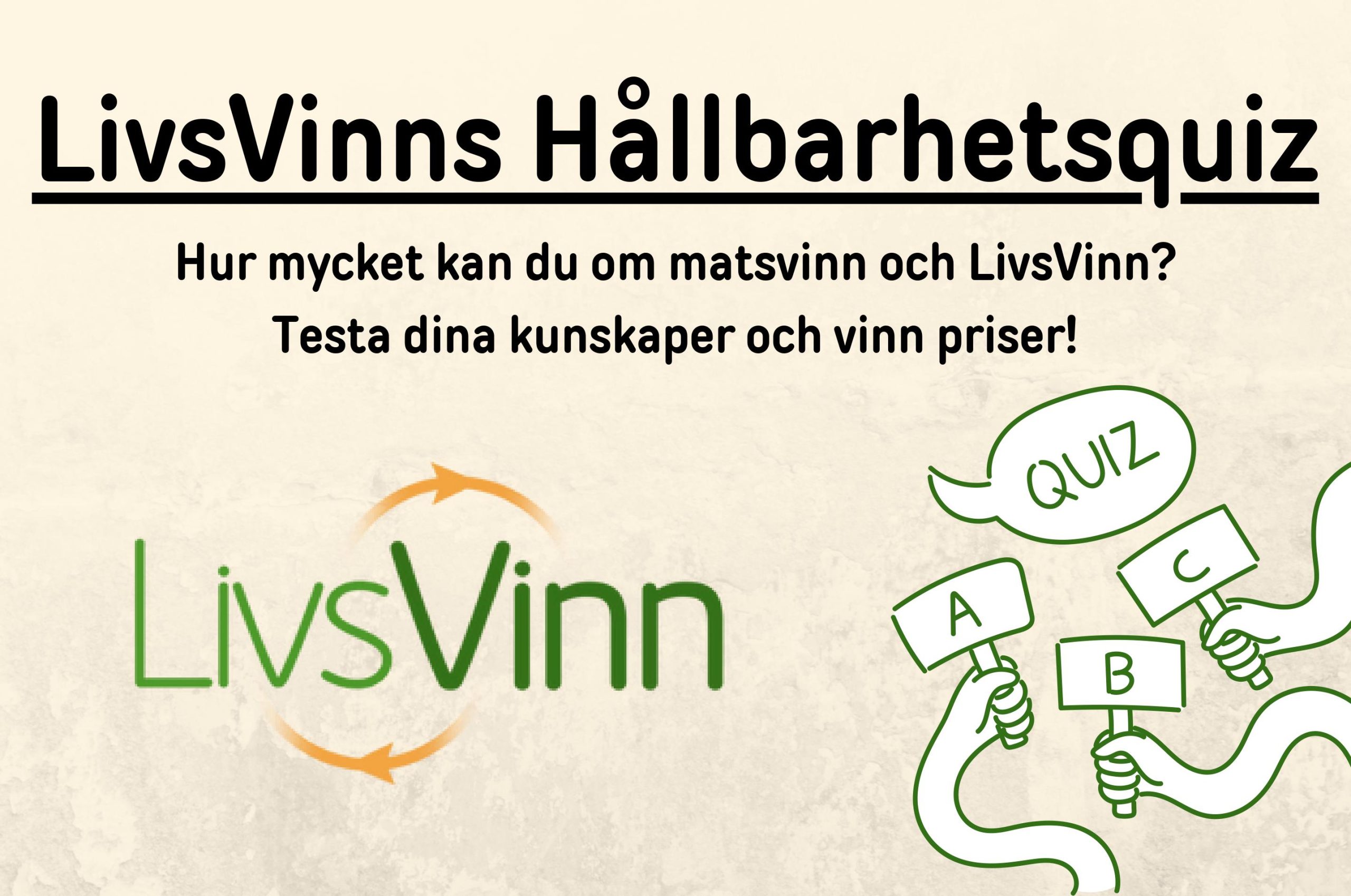 LivsVinns Hållbarhetsquiz: Testa dina kunskaper om matsvinn! featured image