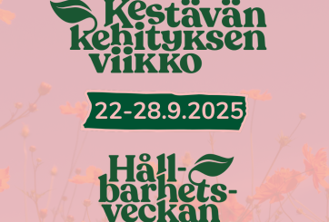Kestävän kehityksen viikko 2025 päivänmäärät_val.pun Image