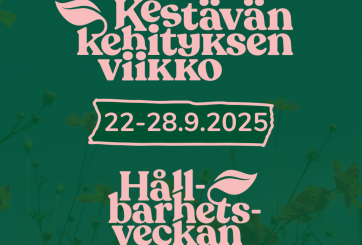 Kestävän kehityksen viikko 2025 päivänmäärät_vihreä Image