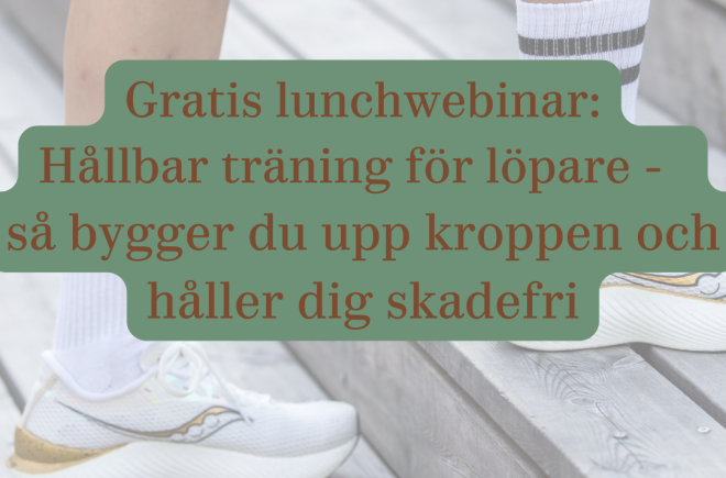 Lunchwebinar: Hållbar träning för löpare featured image