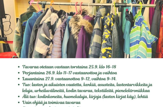 Tavaranvaihtopäivät featured image