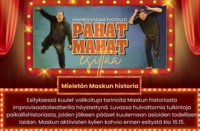 Mieletön Maskun historia – improvisaatioteatteria featured image