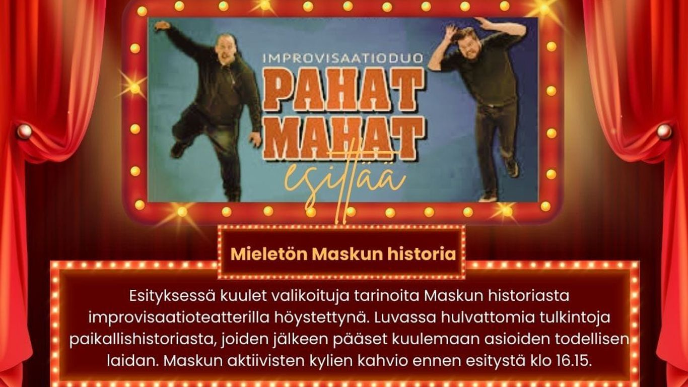 Mieletön Maskun historia – improvisaatioteatteria featured image