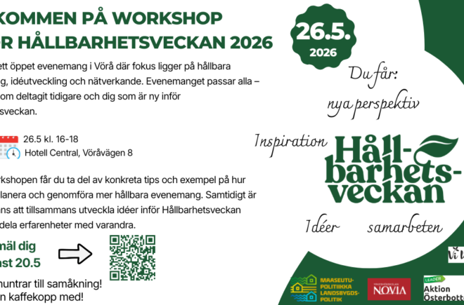 Hållbara evenemang och samarbete – en gemensam start inför Hållbarhetsveckan 2026 featured image