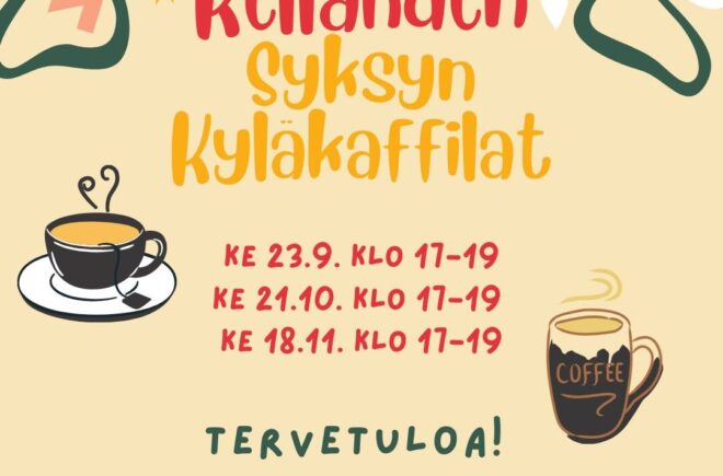 ☕🍏 Kyläkaffila Kellahdella, Kestävän kehityksen viikon kohtaaminen! ❤️ featured image