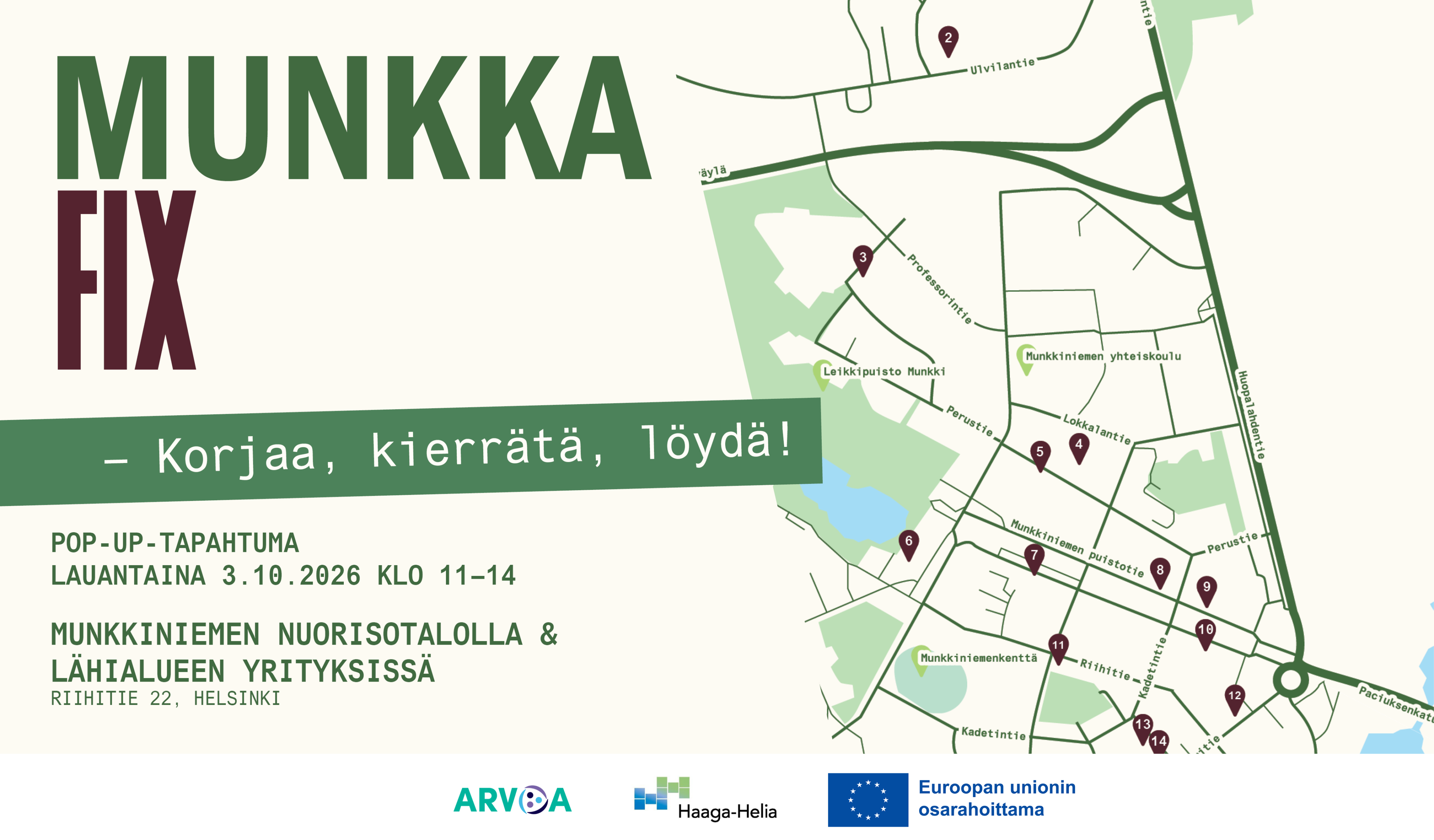 Munkkafix – korjaa, kierrätä, löydä featured image